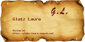Glatz Laura névjegykártya